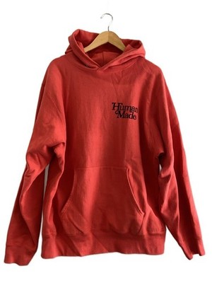 HUMAN MADE Hoodie Pullover, Größe XXL, Baumwolle, Pink, Gebraucht