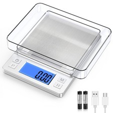 BOMATA 0.01g Small Digital Gram Scale, USB Rechargeable, Upgraded 1kg Jewelry...
