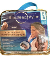 Sleep Styler Nighttime Hair Curlers Large - 8 Count in carrier Shark Tank famous