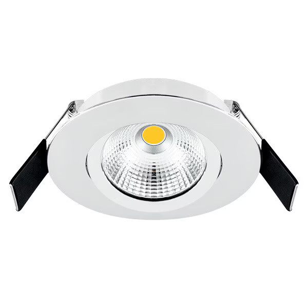 Evn Led Deckeneinbauleuchte Rund Schwenkbar, 6W, 683Lm, 3000K, Weiß (ESW44N60102-image