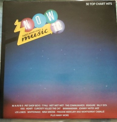 Now That's What I Call Music 10 vinyl record LP 12'' 10 Billy Idol Kiss 1987 G+