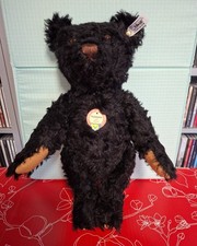Steiff - 408519  Teddybär schwarz 1953 Replica 35cm
