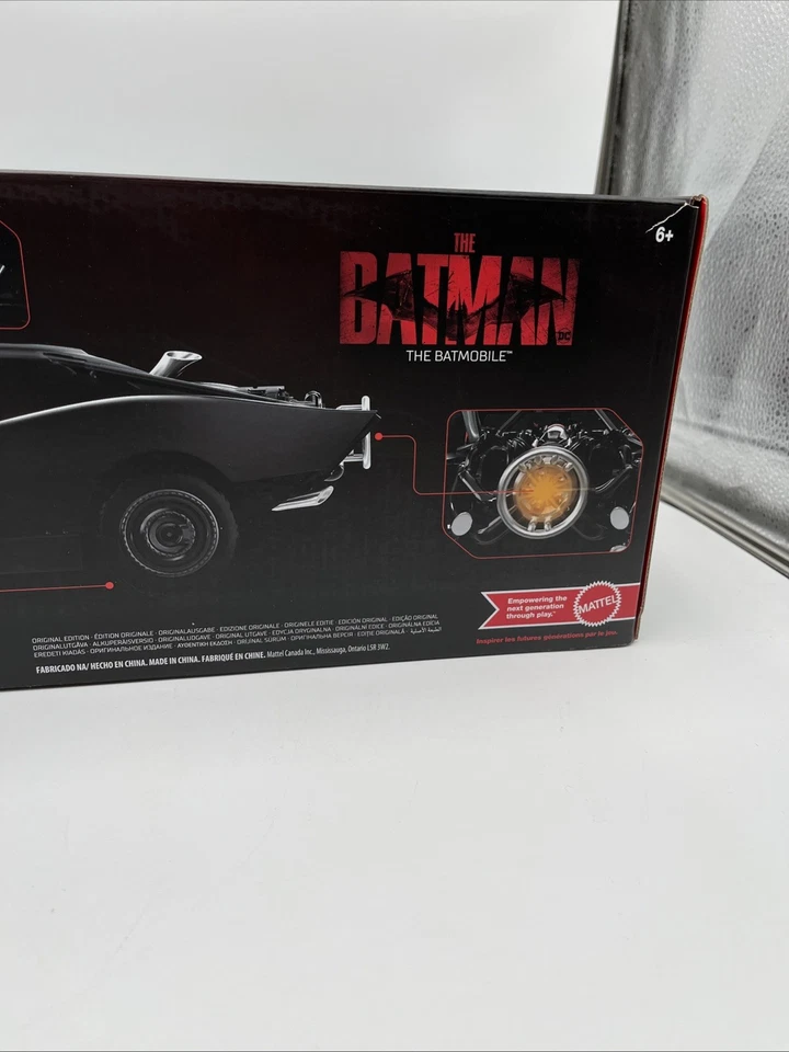 2022 MATTEL DC HOT WHEELS RC THE BATMAN THE BATMOBILE ORIGINAL EDITION-NEW - Image 4 of 4