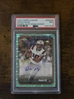 2024 Topps Chrome Rookie Auto Drake Maye #RA-DMA Aqua Sonar Refractor 191/199
