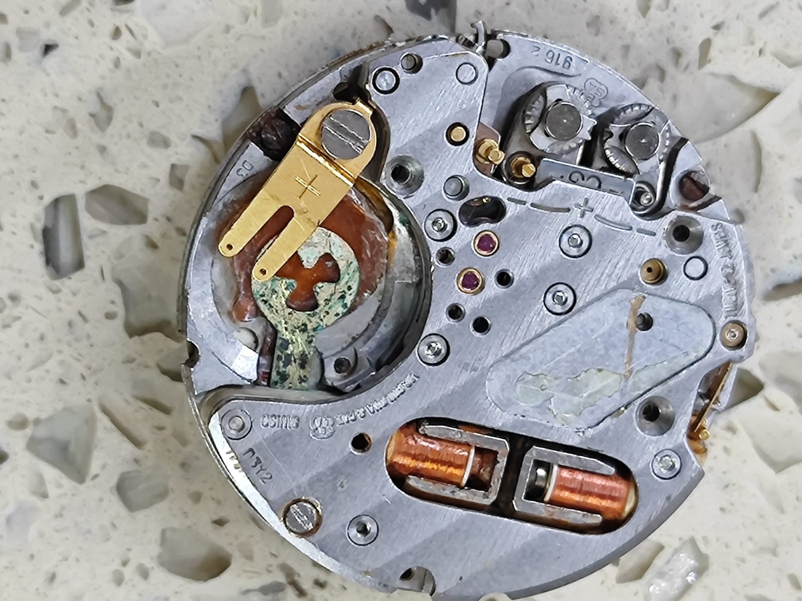 ESA 9162 Movement Not Working Part Fit Omega 1250/1260