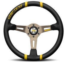 Genuine Momo Drifting Blackyellow 350mm Steering Wheel