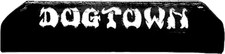 DOGTOWN LOGO COUCH CURB PILLOW BLACK 22"x7"x6"
