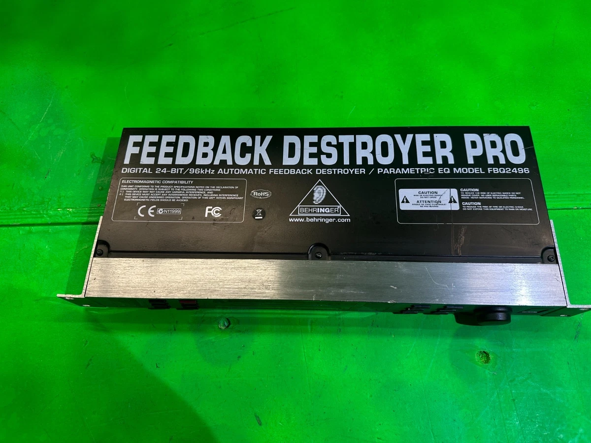 Behringer Feedback Destroyer Pro FBQ2496 - für 19 Zoll Rack (Gebraucht