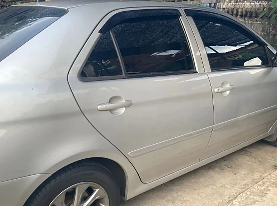 4 Door Visor Rain Guard For Toyota Vios Yaris Sedan XP40 2003 2004 2005 2006 - Image 3 of 4