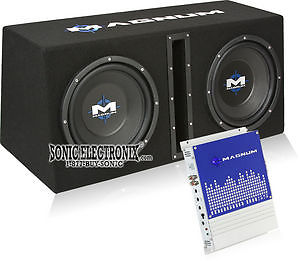 MTX Magnum MB210SP Dual 10 Корпус сабвуфера с вентиляцией мощностью 1200 Вт Монофонический усилитель Open Box 36590₽
