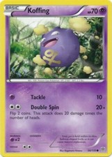 Koffing - 56/135 - Common x1 - Lightly Played - BW Plasma Storm