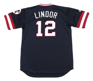 francisco lindor throwback jersey
