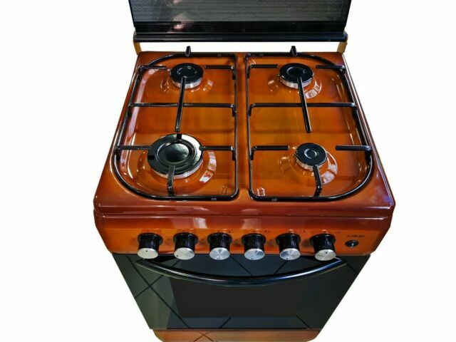 Larel 50cm Cucina con Forno a Gas con 4 Fuochi - Marrone | Acquisti Online  su eBay