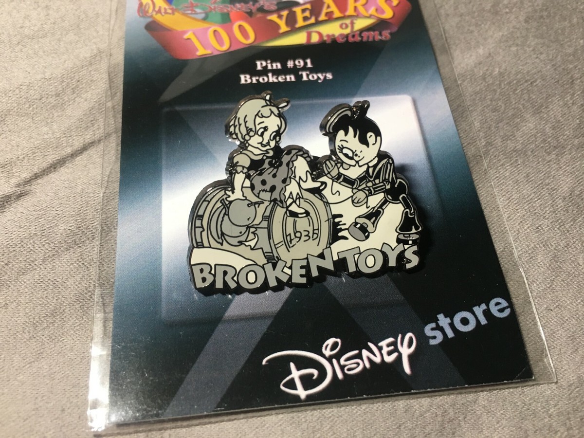 DISNEY PIN 100 YEARS OF DREAMS 1935 BROKEN TOYS #91 | eBay