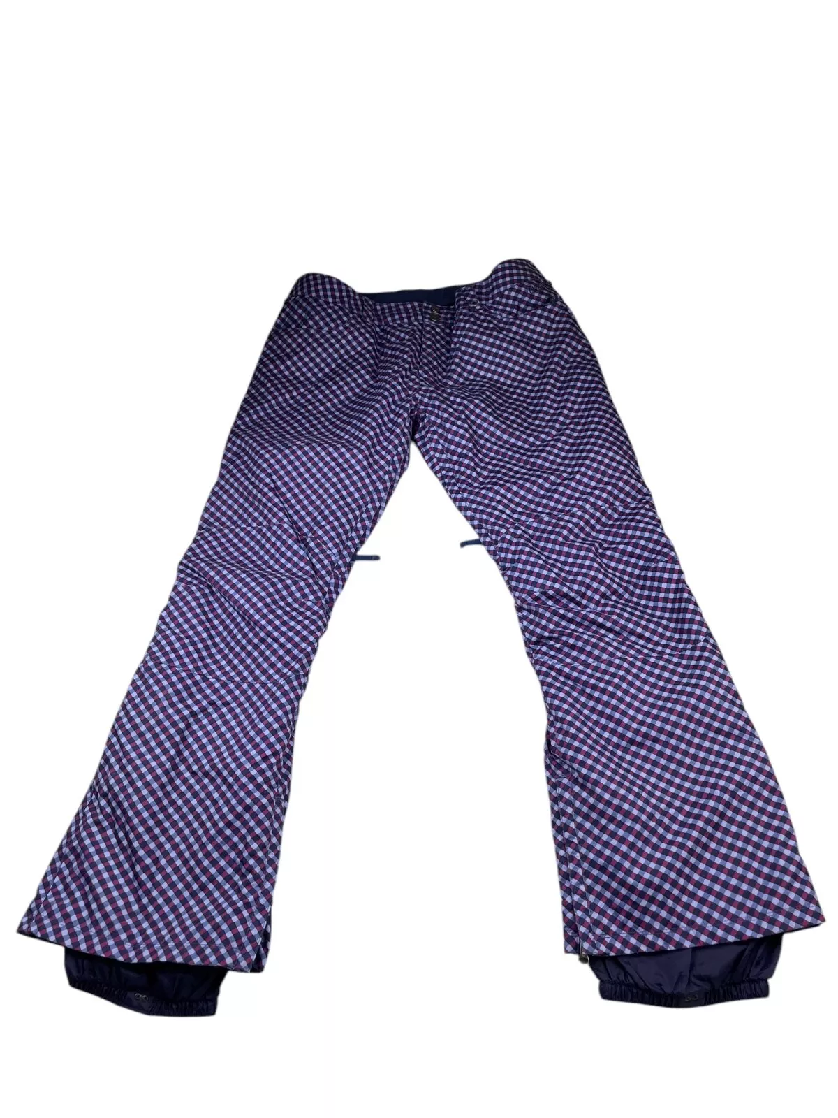 burton dryride insulated ski snow gingham pants