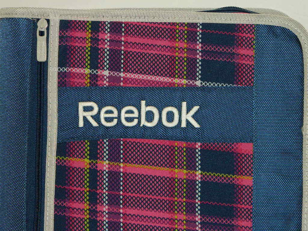 Reebok 3 CRing Trapper Keeper Binder Zip Up Blue Pink Back to School