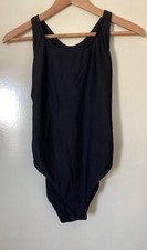 WOMENS ZOGGS ECOLAST BLACK SWIMMERS SIZE 32/ AUS 8