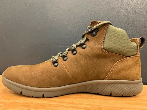 Timberland Men's Scrub Pelle Nabuk Marrone Scuro in Pelle Stivali Casual  A1UYR | eBay