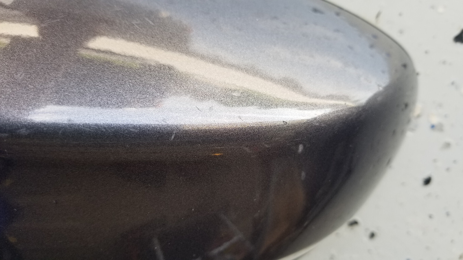 OEM 2014-2017 MASERATI QUATTROPORTE LEFT SIDE DOOR MIRROR W/ BLIND SPOT Gray