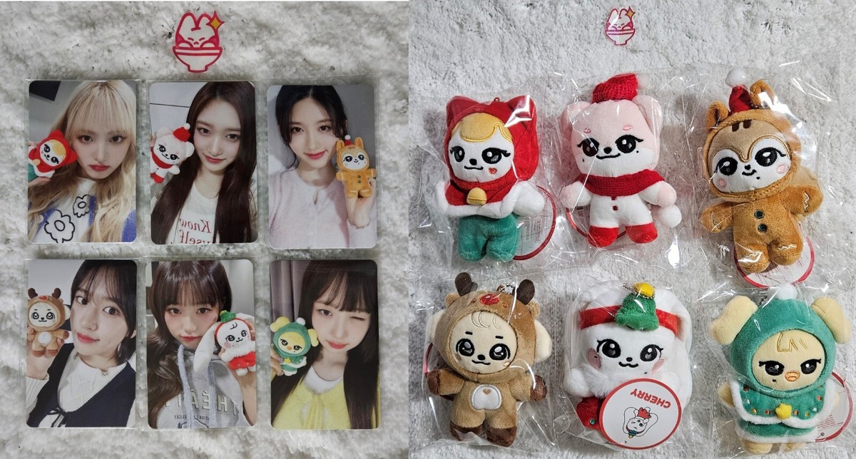 IVE - 専用　IVE minive クリスマス PLUSH DOLL 3セット Ive Minive Plush Doll Christmas Edition Photocard Official
