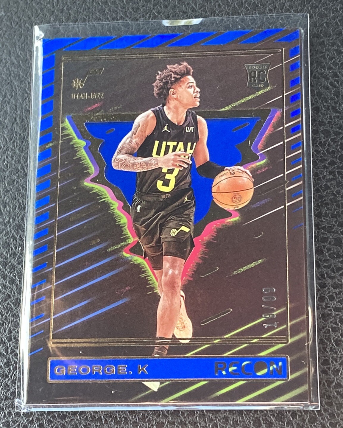 2023-24 Panini Recon Keyonte George #237 Rookie Blue RC Utah Jazz /99