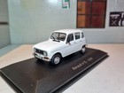 Renault 4 TL Hachette 1978 weiß Diecast V detailliert Maßstab 1:43 Modellauto