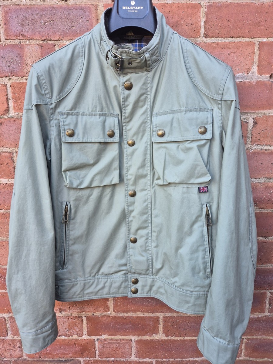 Belstaff Racemaster 1981 Laurel Green wax jacket Medium UK 38 Us 38 Ita/eu  48