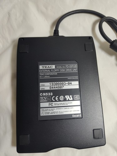 TEAC FD-05PUB External 3.5" Floppy Disk Drive USB Powered - Picture 7 of 7