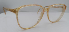 Vintage Ashley Stewart AS25 11 Marble Brown Oval Sunglasses USA FRAMES ONLY