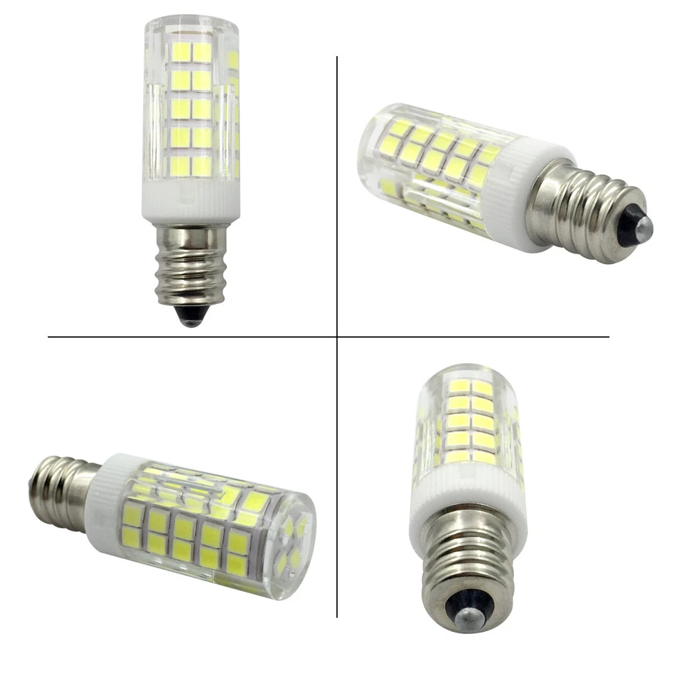 10x E12 Candelabra C7 LED Light bulb 64-2835 AC/DC12V Low Voltage Ceramics Lamp - Image 3 of 4