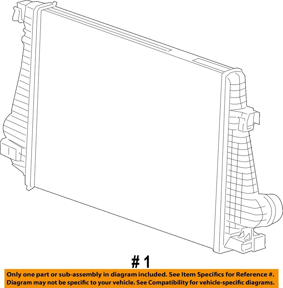 Used Intercooler fits: 2018 Chevrolet Camaro 2.0 Grade A - Изображение 4 из 4
