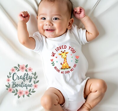 Neu Baby Geschenkset, Neugeborene Babyparty, Wir liebten dich, bevor wir dich trafen - 1433
