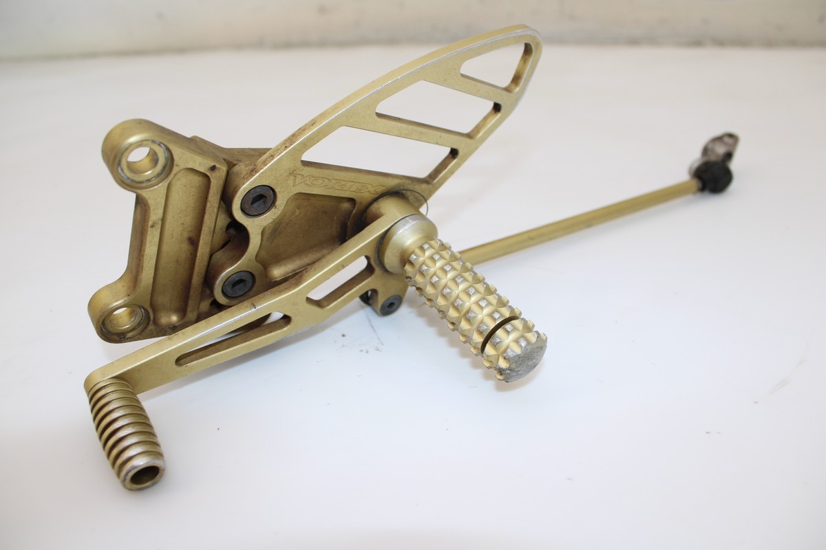 06-07 ZX10R VORTEX REARSET REAR SET FOOT PEG RIGHT LEFT OEM 06-07 ZX10R VORTEX REARSET REAR SET FOOT PEG RIGHT LEFT OEM