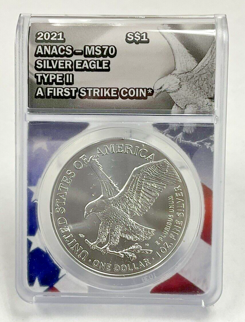 コレクション 2021 American Eagle Silver Coin MS 70 2021 Silver American Eagle MS70 T-11 ANACS FS | eBay