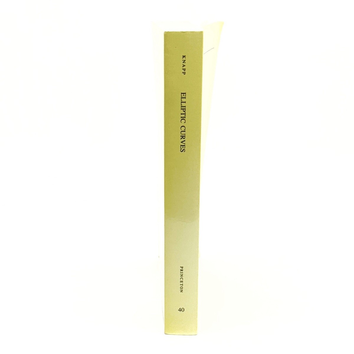 Elliptic Curves (MN-40) - Paperback By Knapp, Anthony W