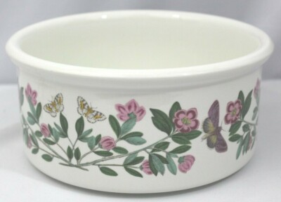 Portmeirion Botanic Garden Rhododendron 8'' Vegetable Souffle Bowl ~  EUC