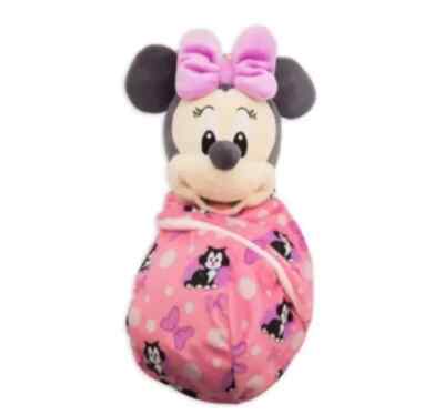 Disney Store Minnie Mouse Baby im Beutel Plüsch Neu mit Etikett