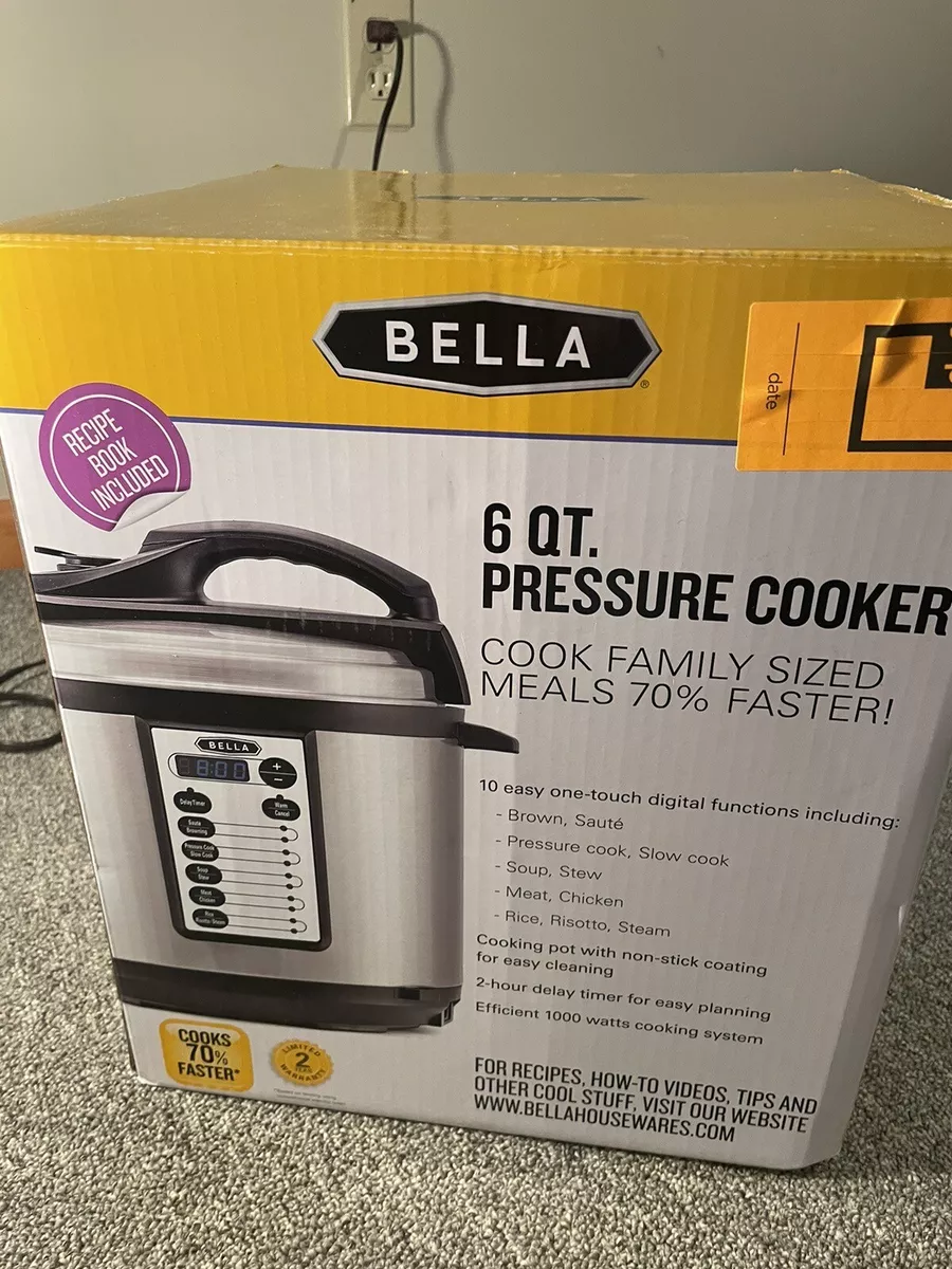 Bella 6 QT Pressure Cooker