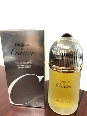 **VINTAGE ** PASHA DE CARTIER by CARTIER oz 100 ML EDT Spray Batch  4HAA