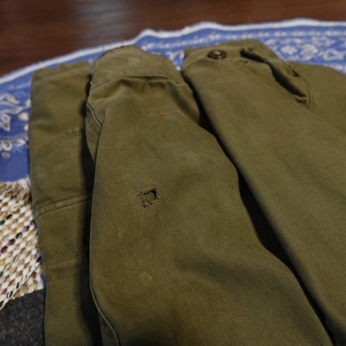 Vintage Original WWII M43 OG 107 Field Jacket Coat US Army w/ Hood Sz M/L - Picture 15 of 20