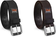 Timberland PRO Men's 38mm Rubber Patch Leather Work Belt