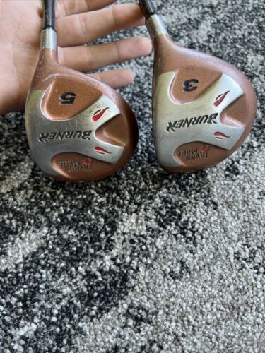 Taylormade 1994 Burner Wood Set 3 5 Bubble S-90 Plus RH Stiff - Picture 2 of 15