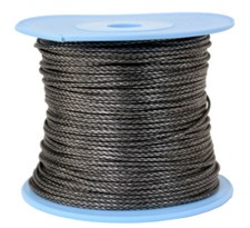 Dyneema Treccia / Corda Intrecciata Ø 1.5mm/100 Metri Fb.schwa / 230 Dan