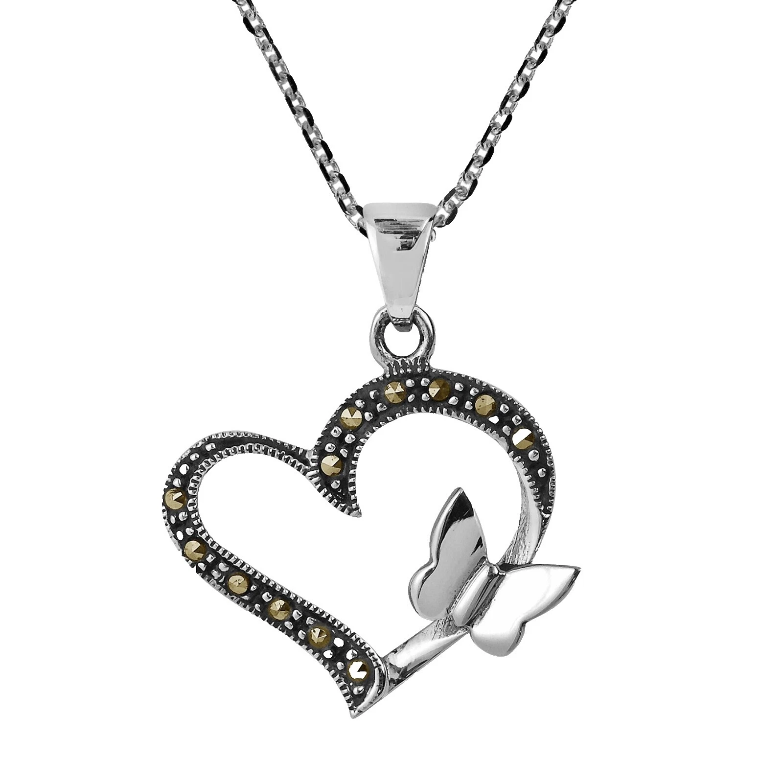 Collares y colgantes colgantes de pirita de moda