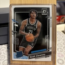 2023-24 Panini Donruss Optic NBA Noah Clowney Rated Rookie Card #205. rookie card picture