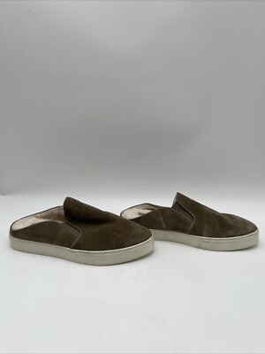 Vince Suede Slip-On Mule Shoes Vince Garvey Suede Slip On Convertible Shoe Sneaker Mule  main image 2