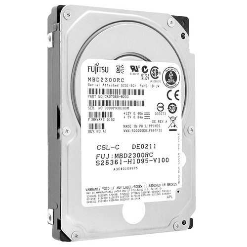 Hard Drive Fujitsu MBD2300RC 300GB 10000Rpm SAS II 2.5" Inch A3C40108675 - Picture 2 of 5