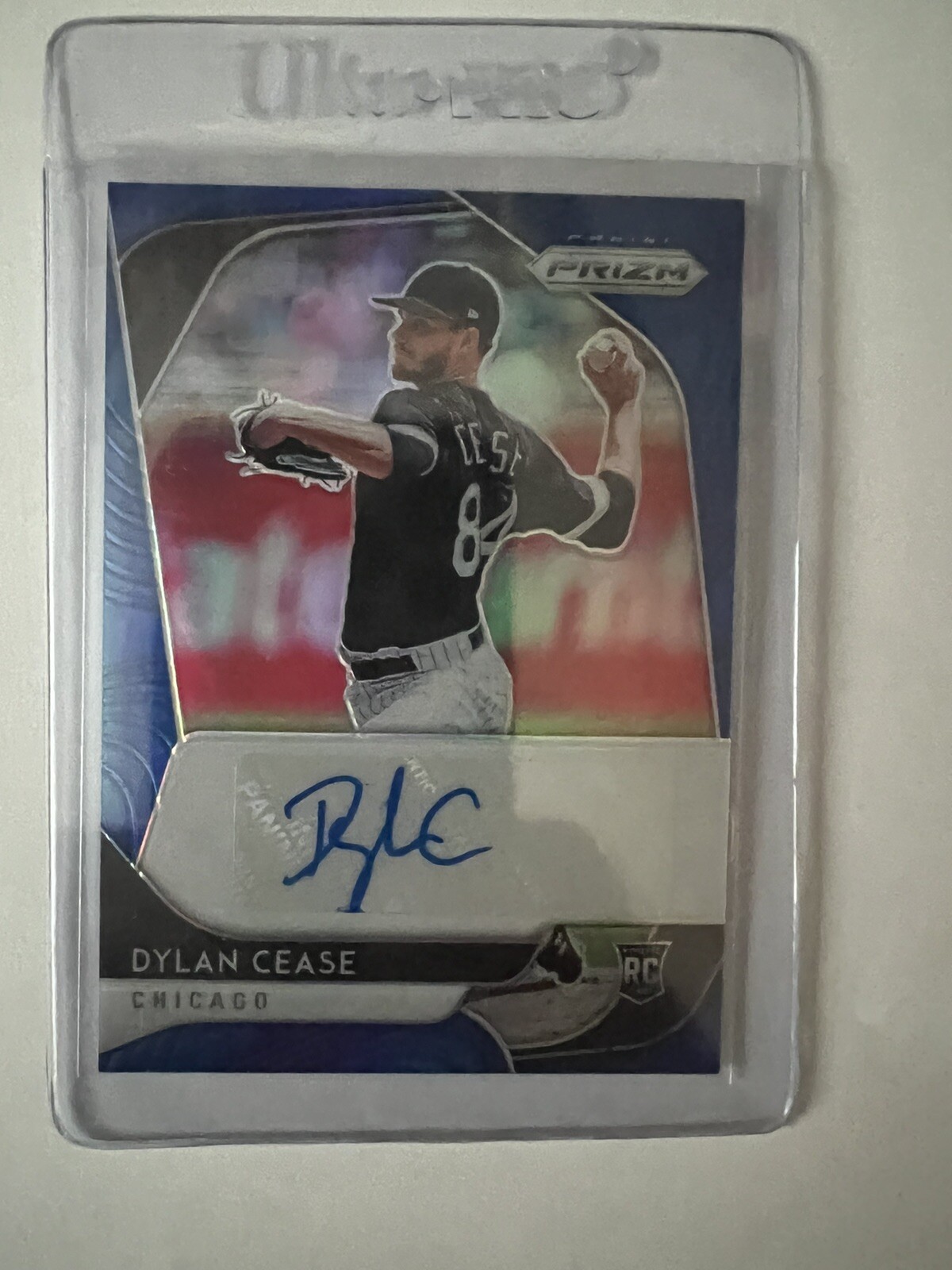 2020 Panini Prizm Rookie Auto Blue Prizm /99 Dylan Cease #RA-DC Rookie Auto RC