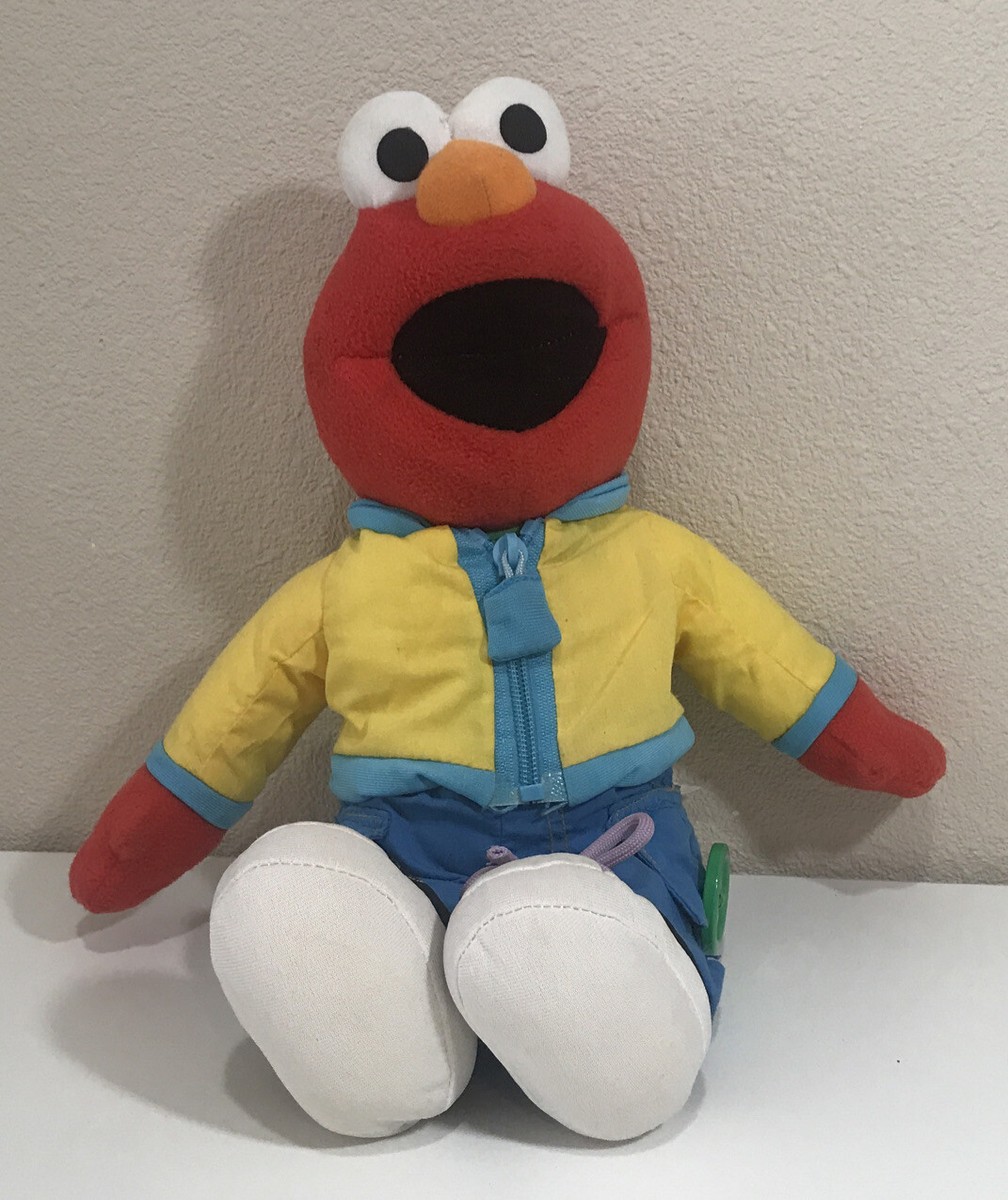 ELMO SESAME STREET Talking Plush Doll Toy Fisher Price Learn To