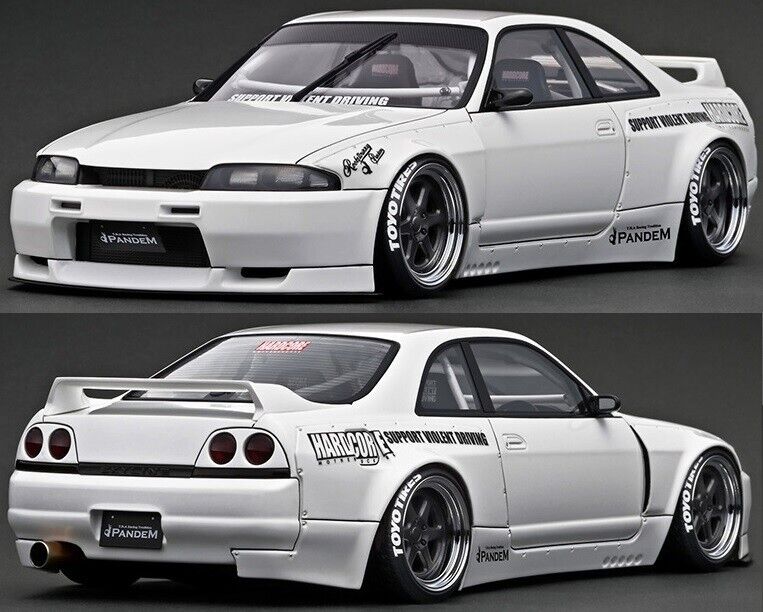1/18 Ignition mode R33 Skyline PANDEM GT-R (BCNR33) White 1/18 Ignition mode R33 Skyline PANDEM GT-R (BCNR33) White